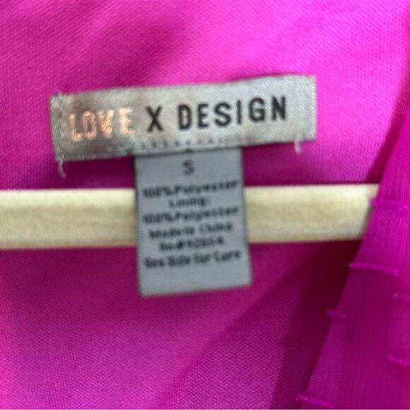 Love By Design Pink V Neck Long Sleeve Maxi Dress NEW | S - Picture 9 of 9